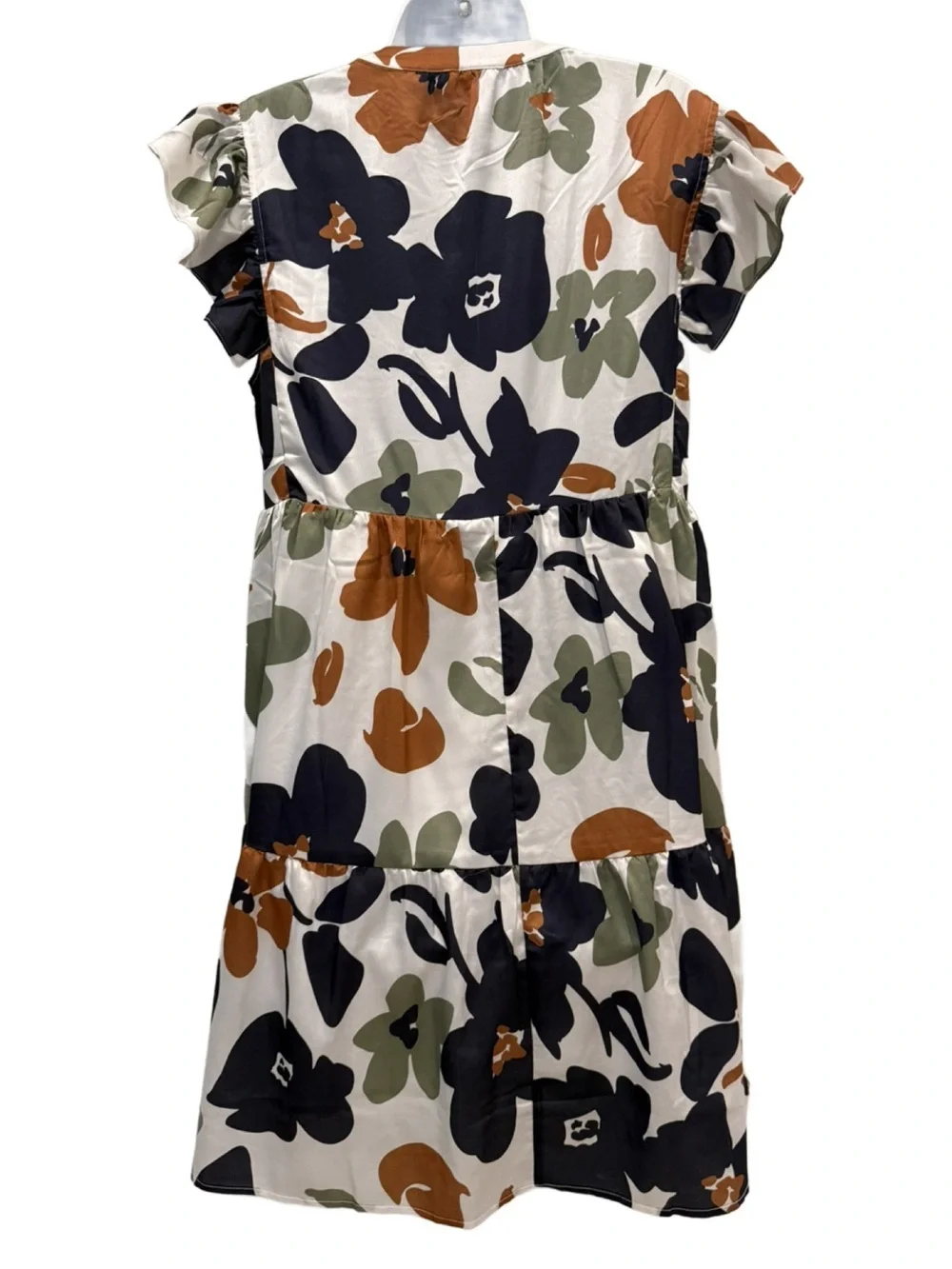 At This Time Olive Green Floral Dress for Shop the Mint. Medium